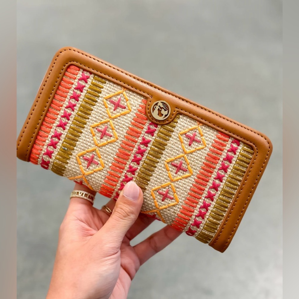 SPARTINA SNAP WALLET CALLAWASSIE PINEAPPLE